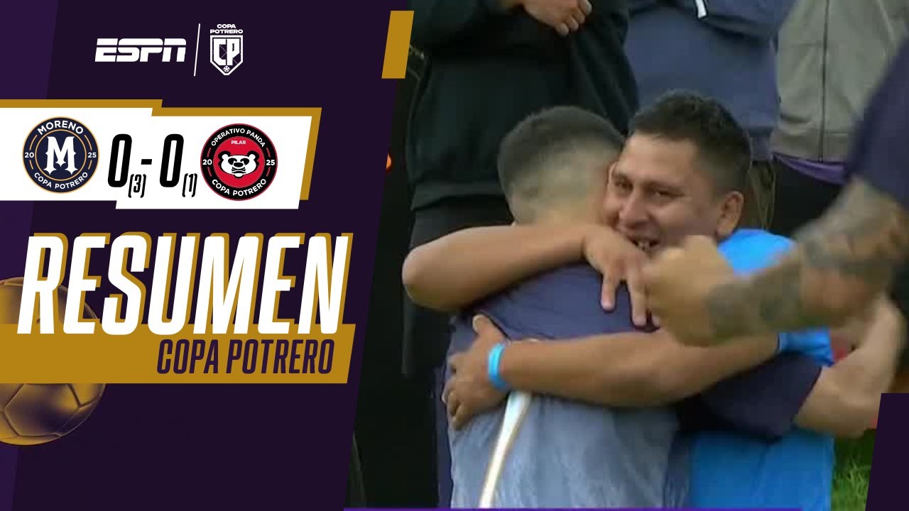 EL ARQUERO SIN GUANTES SE FLOREÓ Y MORENO AVANZÓ A SEMIS | RESUMEN | COPA POTRERO 2025