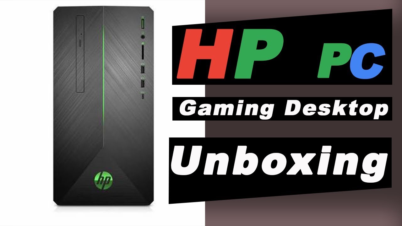 Selskabelig menu vinge NEW GAMING PC - HP Pavilion 690-0026nw | Novabench test | Unboxing 😊😊😊 -  YouTube