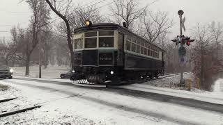 Colebrookdale M-55 in the First Snow of 2024