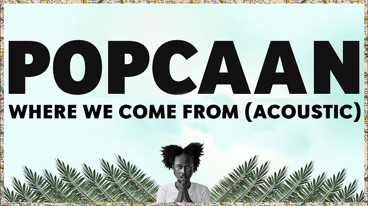 Popcaan - Where We Come From (Acoustic) - Official Video