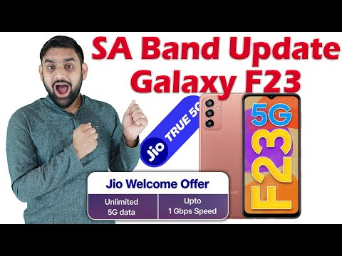 Samsung Official SA Band Network Update For Samsung Galaxy F23 | How to Work Jio 5G in Galaxy F23 |