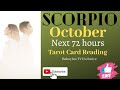 SCORPIO OCTOBER | THE PERSON WHO REJECTS YOUR LOVE WILL ASK FOR YOUR CUP BACK | TAROT CARD READING