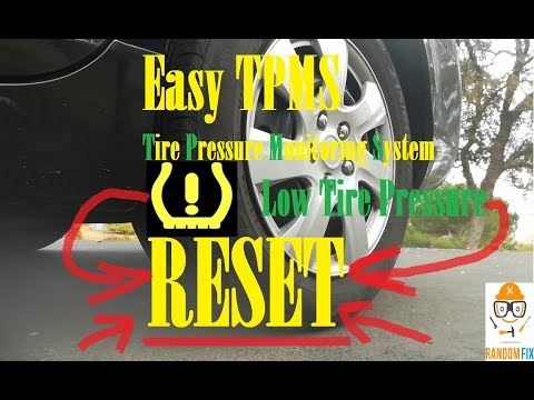 How to Reset Low Tire Pressure Light▶️ TPMS TIRE PRESSURE MONITORING SYSTEM Reset