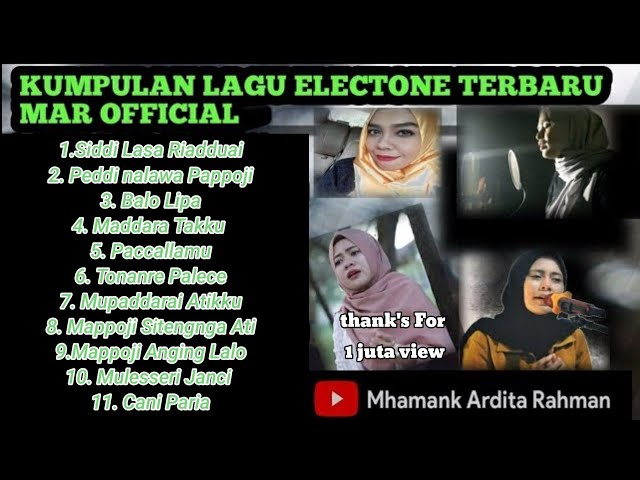 KUMPULAN LAGU BUGIS ELECTONE TERBAIK TERPOPULER '2020' FULL ALBUM NONSTOP class=