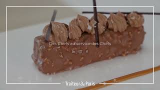 Le Rocher Chocolat Noisette Traiteur de Paris : Suggestion de Présentation