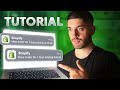 Full Shopify Store Setup Tutorial For Beginners 2024 (Step-By-Step)