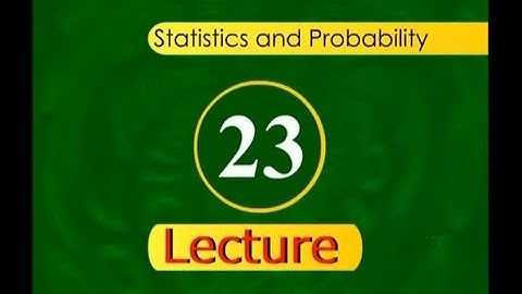 Mathematical Expectation Mean | Statistics and Probability | STA301_Lecture23