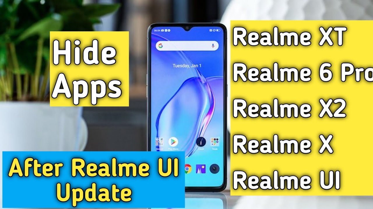 After Realme UI Update How To Hide Apps In Realme XT X 5pro X2 How To 