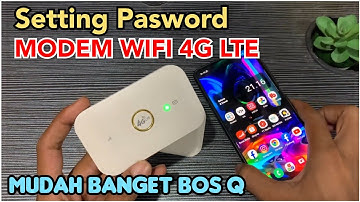 Setting Pasword Modem Wifi 4G LTE Menggunakan HP Android Dengan Mudah