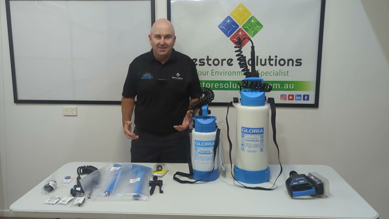 Gloria Foam Master 3 and 5 Litre Foaming Sprayers - YouTube