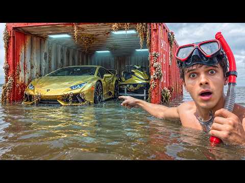 I Opened an Abandoned Shipping Container! | Brent Rivera