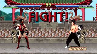 Mortal Kombat - Skarlet (Mk 2011) vs Liu Kang (Mk1 1992)