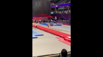 Trampoline world championships 2025 Pamplona. Alexandra Lyamina. #worldchampionship #trampoline