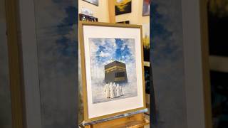 Kaaba abstract painting #shorts #shortfeed #art