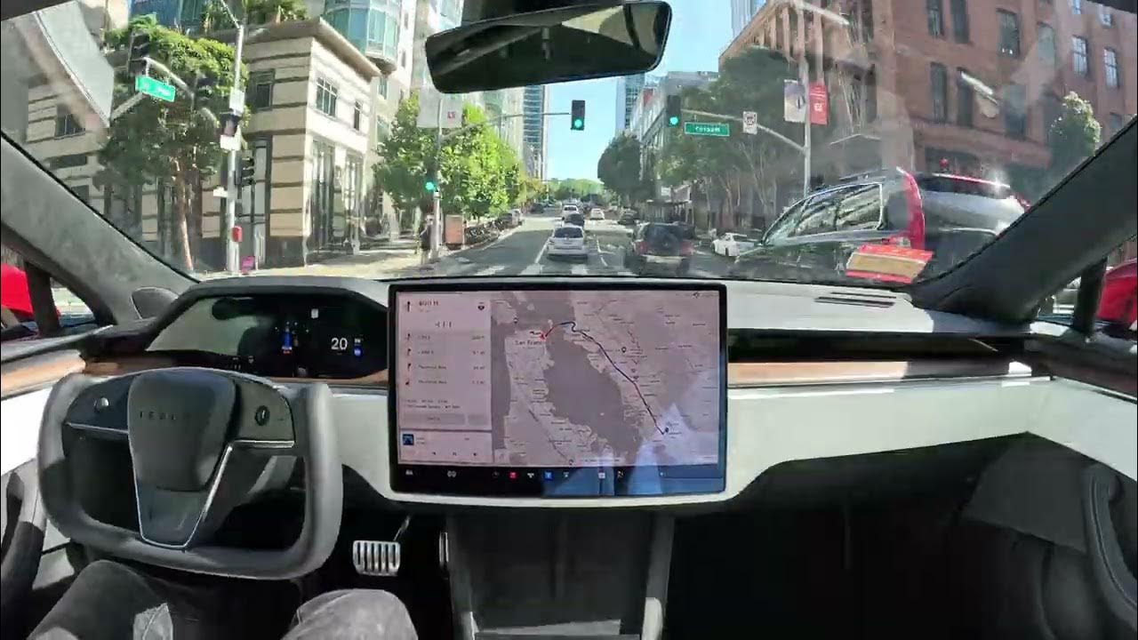 First Drive With Tesla Autopilot Hardware 4! FSD Beta 11.4.4 YouTube