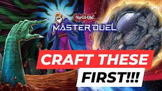 CRAFT THESE FIRST  Strongest Cards Staples List Yu-Gi-Oh [Master Duel]