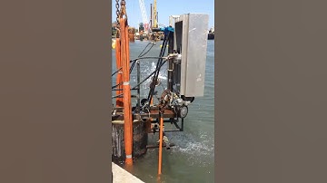 Pile Cutting 14mtrs Underwater Brisbane River