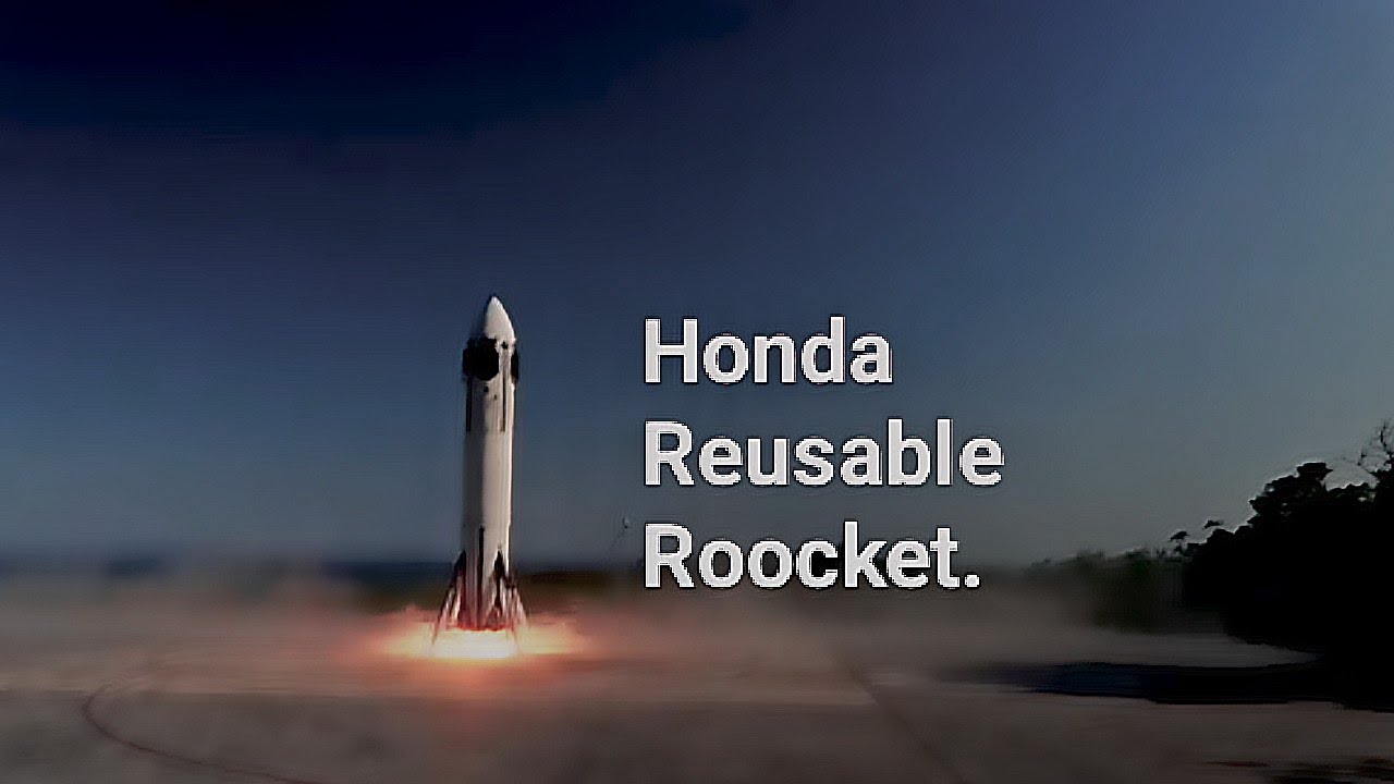 Honda's experimental reusable rocket test(2025). - YouTube
