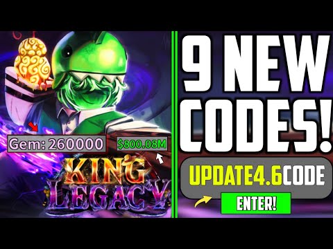 SAIU 12 MEGA CÓDIGOS *FUNCIONANDO* NO KING LEGACY  KING PIECE - (NOVO  UPDATE 4.6 MAIO 2023) BRZ 