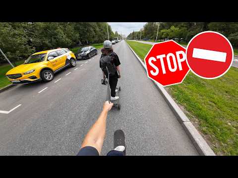 SKATING around the city looking for spots