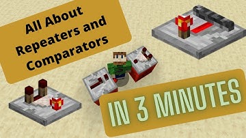 Tech Quickie: Repeater and Comparator explained in less than 3 minutes