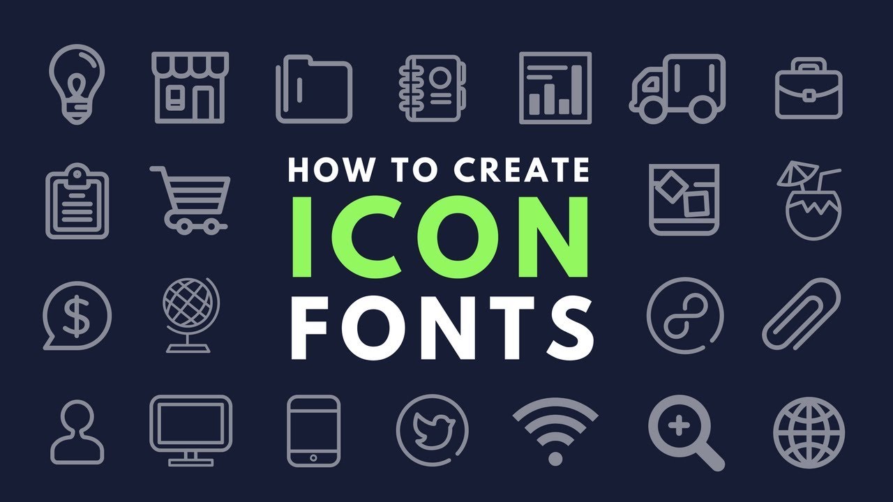 How to Create Your Own Icon Fonts