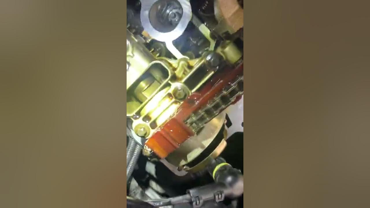 BMW n52 2011 cam adjuster sprocket bolts loose YouTube