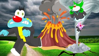 Can Oggy And Jack Survive NATURAL DISASTERS For 24 Hours In ROBLOX?  Natural Disaster