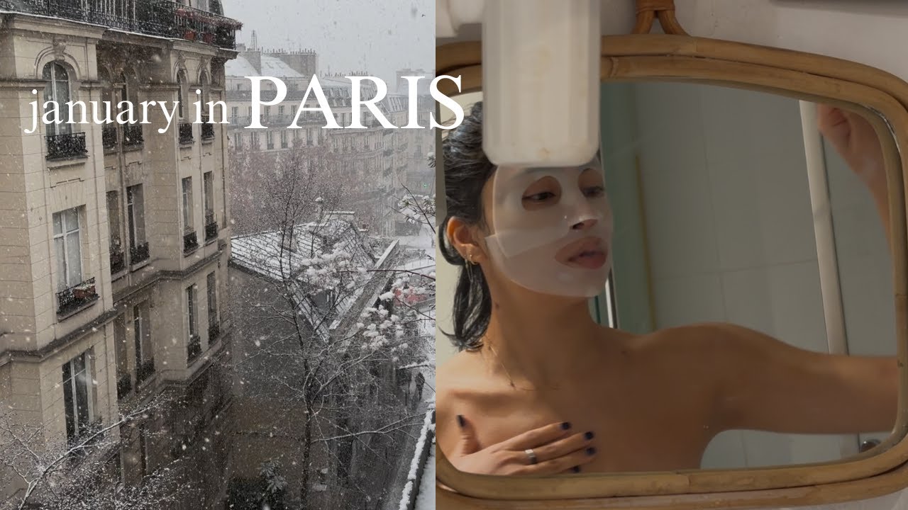 Парижский снег и январские традиции, а также задержки с выдачей виз.