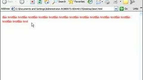 XHTML Tutorial - 6 - Font attributes