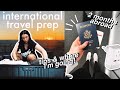 EVERYTHING I do for 2 months of INTERNATIONAL TRAVEL / tips &amp; how to prepare for your trip 2022