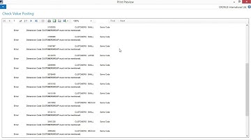 Dynamics NAV - M08-08 Conflicting Default Dimensions