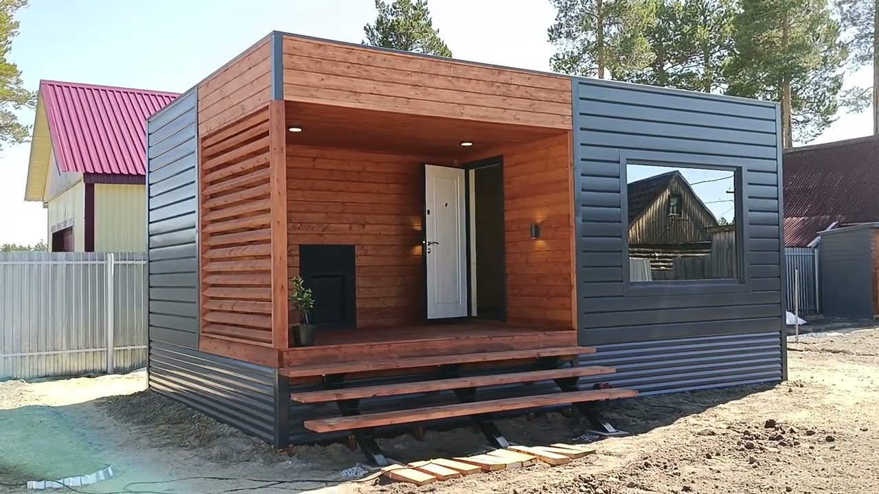 Баня в стиле LOFT от строительной компании Своя Баня