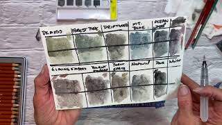 REVIEW- The Derwent Tinted Charcoal Paint Pan Set - Is This a Must-Have