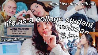 SPEND TWO DAYS WITH ME AT JMU | freshman college vlog