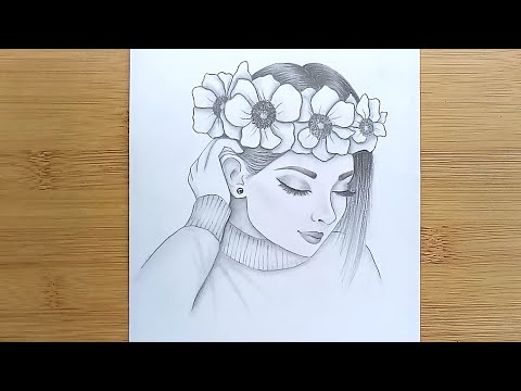 Premium Vector | Bride with flower girl hand drawn illustration