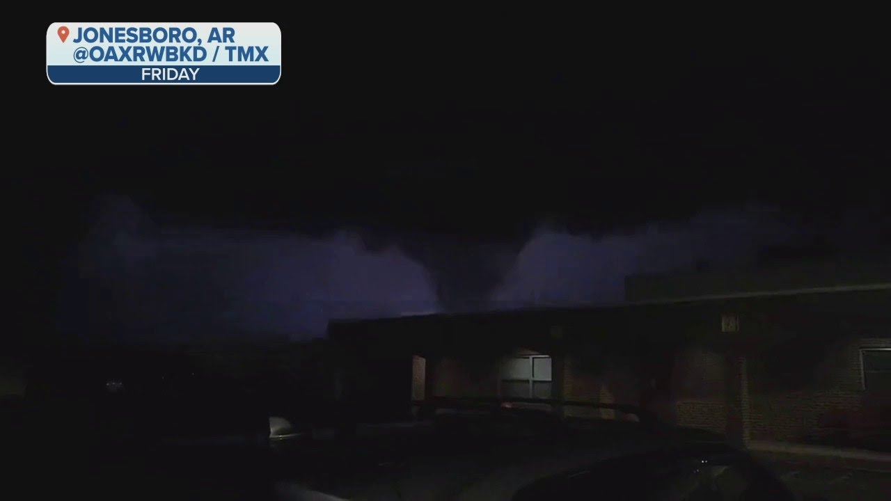 Watch Lightning Lights Up The Sky, Shows Possible Tornado In Jonesboro