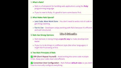 🚀 What is Ruby on Rails? | Quick Guide for Beginners #coding #trending #trendingshorts #programing