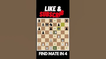 FIND MATE IN 4 || WHITE TO MOVE