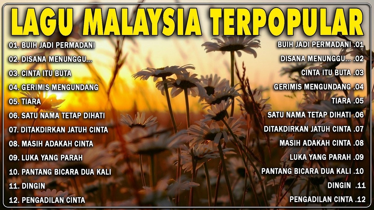 Tanpa Iklan Lagu Malaysia Lama Populer 2026 Lagu Malaysia 90an Full Album