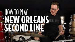 New Orleans Traditional Syncopated Second Line: Drum Lesson | Stanton Moore