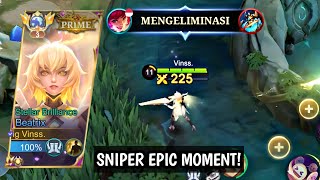 MONTAGE SNIPER TOP GLOBAL BEATRIX! CHEAT AIM?!