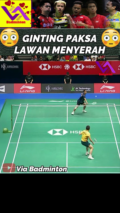 Skill Anthony Ginting Paksa lawan menyerah #badminton #bwf