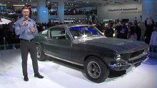 Detroit Auto Show 2018 - Original 1968 Bullitt and 2019 Ford Mustang Bullitt