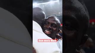 Senegal And African Legends, Akon And Sadio Mane Share Emotional Moments