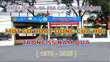 MỘT SỐ HOẠT ĐỘNG CỦA HỘI CƯU HỌC SINH CẤP 3 TRƯỜNG TRUNG HỌC PHỔ THÔNG HOÀI ĐỨC A.