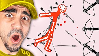 محاكي تكسير العظام - كسرت كل عظامي 🍖😭 - Stickman Falling