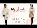 Smart and Elegant Hand Painted Stoles
