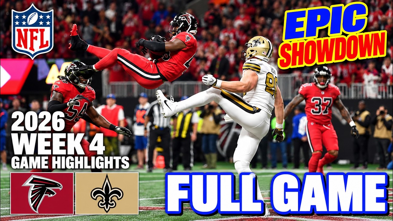 Falcons Vs. Saints MNF Week 4 | FULL GAME Highlights | NFL Season 2026