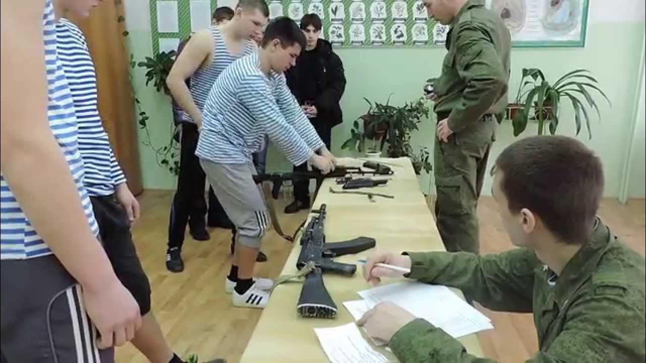 Сборка разборка Автомата калашникова - YouTube